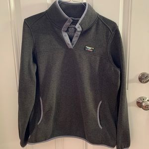 LL Bean Army Green Pull over